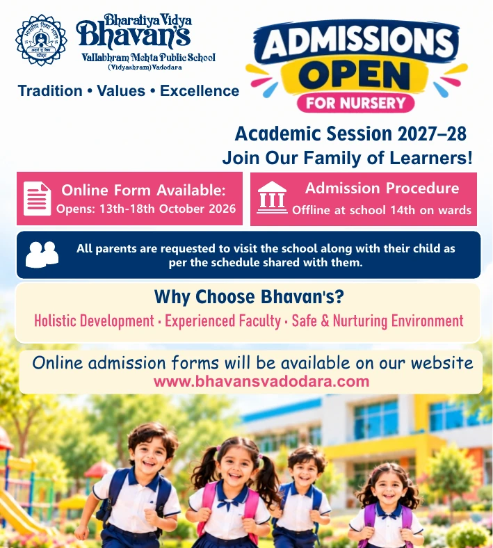 Nursery Admissions Open – Academic Session 2027–28